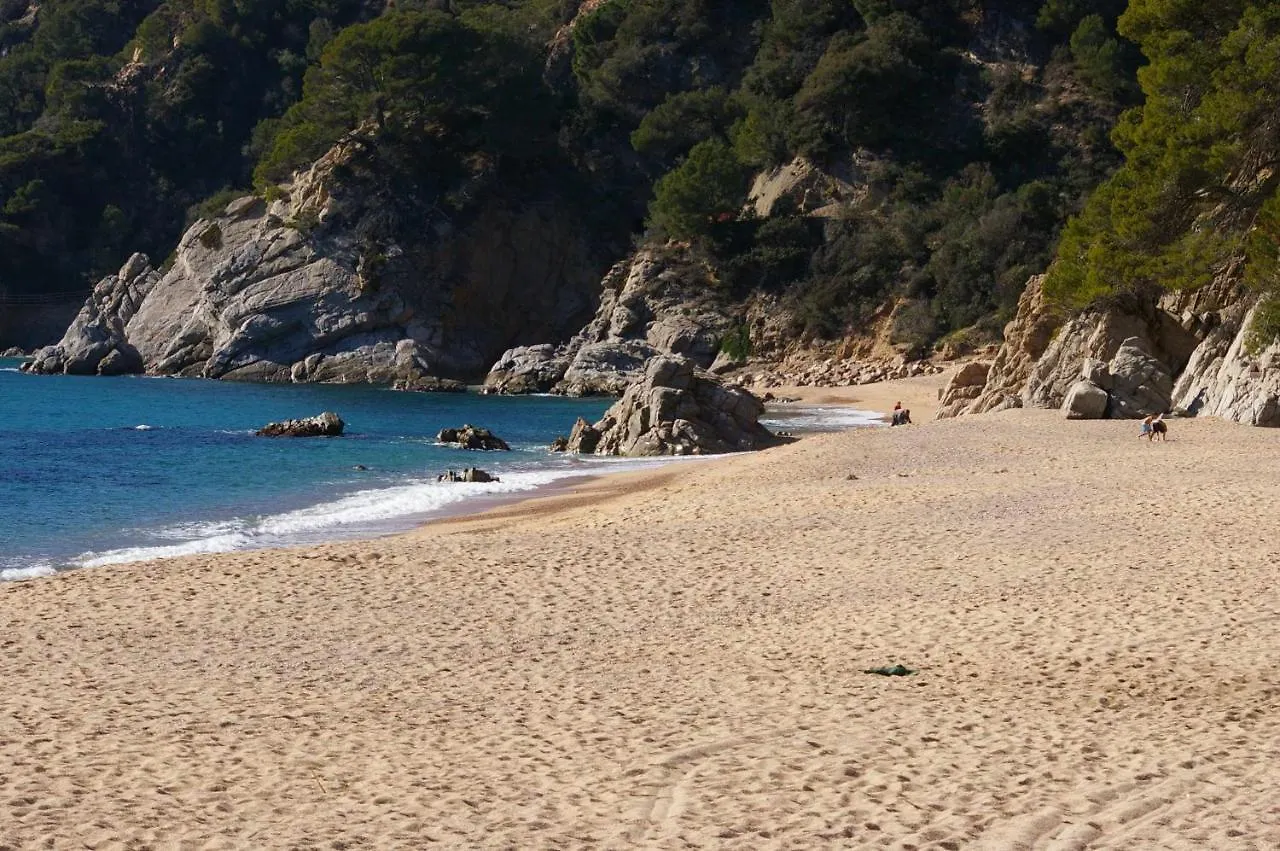 Сasa de vacaciones Casas Blanca 19 con piscina en playa Santa María de Llorell Tossa de Mar España